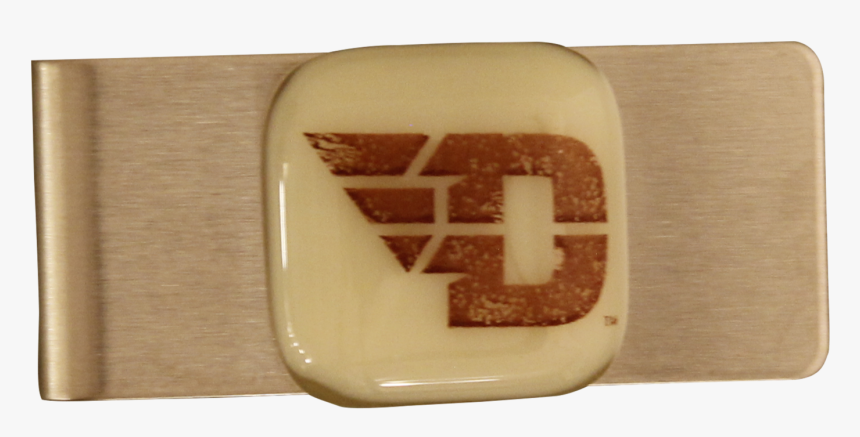 University Of Dayton Glass Emblem Money Clip 
 Class - Dayton Flyers, HD Png Download