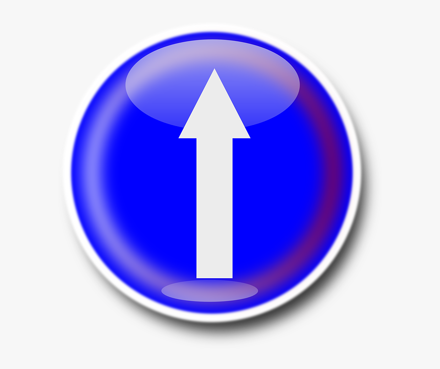 Straight Ahead Sign, HD Png Download