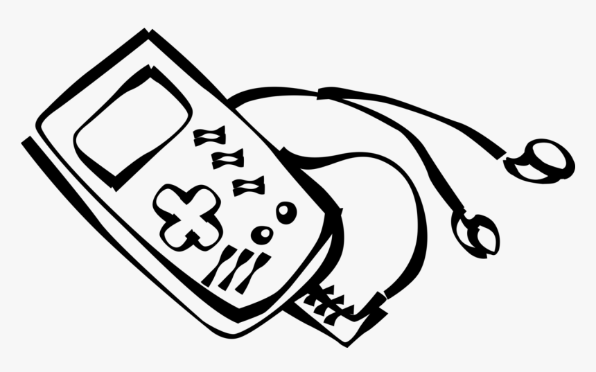 Vector Illustration Of Videogame Player Console With, HD Png Download