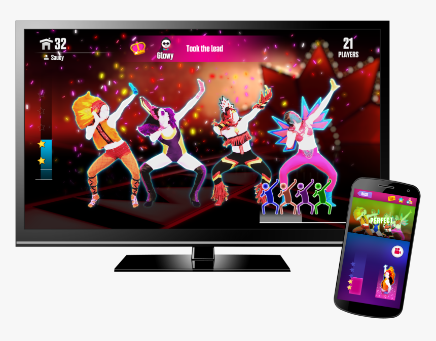 Jdnow Screen Phone Tv Poundthealarm E3 140609 4pm - Just Dance 2014, HD Png Download