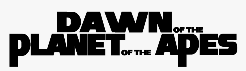 Dawn Of Planet Apes Title, HD Png Download