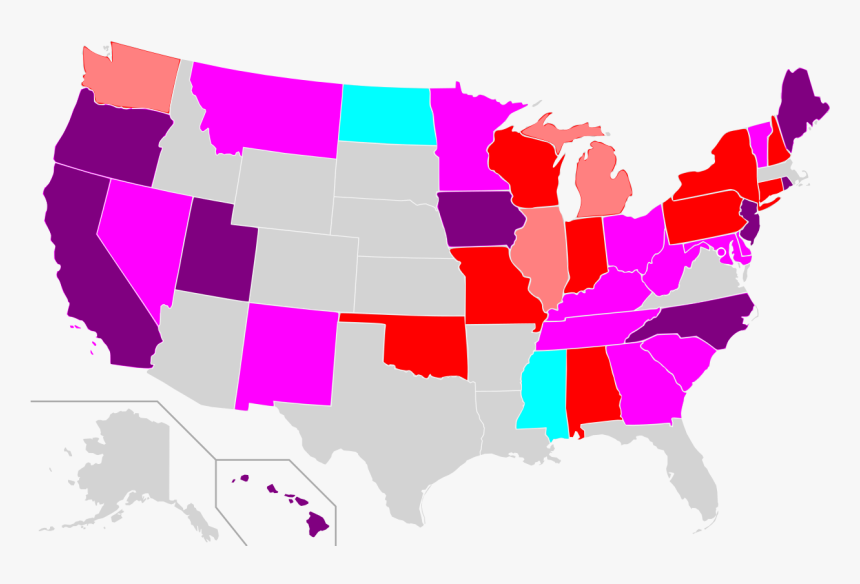 States With Red Flag Laws, HD Png Download