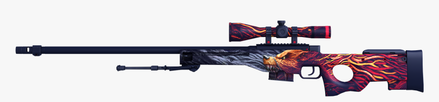 Awp Dragon Lore Png, Transparent Png