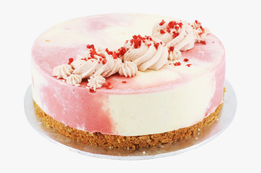 Strawberries & Cream - Cheesecake, HD Png Download