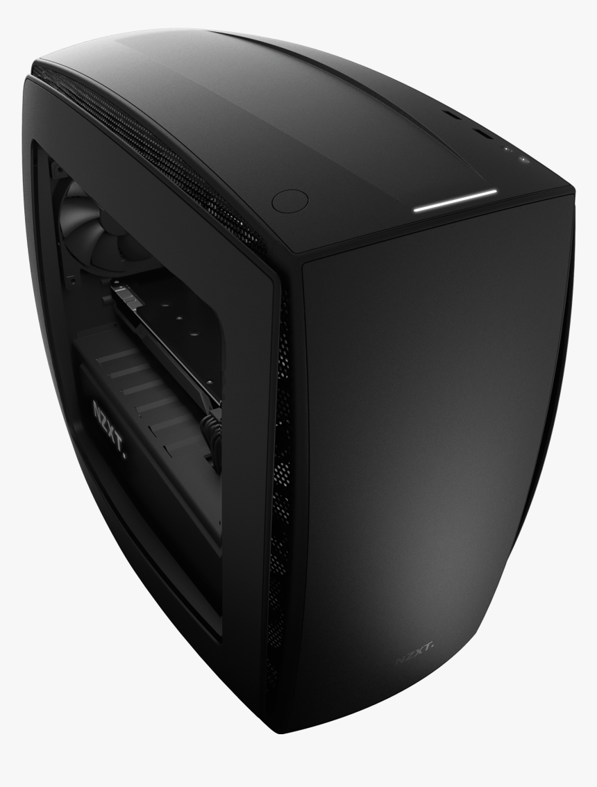 Nzxt Manta Itx Case - Curved Pc Case, HD Png Download