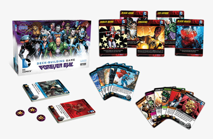 Dc Deck Building Game Forever Evil, HD Png Download