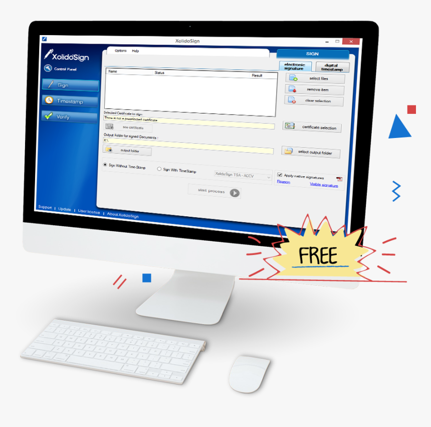 Download Free Xolido®sign Desktop - Computer Icon, HD Png Download