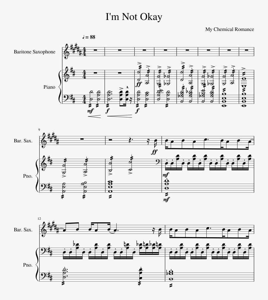 Transparent Okay Png - Sheet Music, Png Download