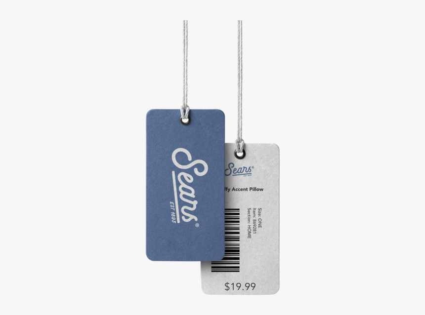 Sears Tag Mockup, HD Png Download