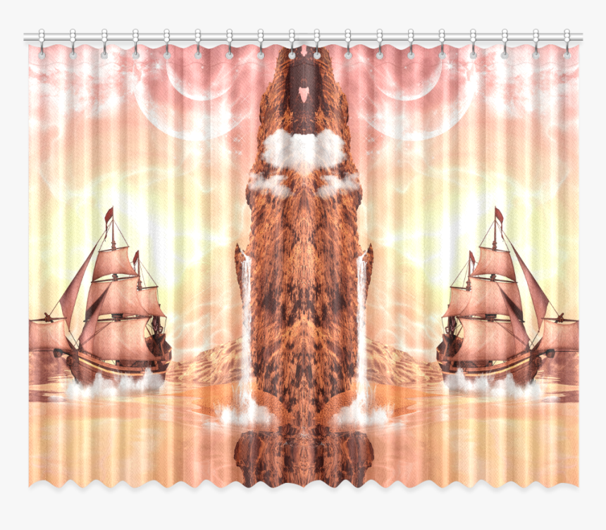 Awesome Ship Window Curtain 52 X84 - Window Valance, HD Png Download