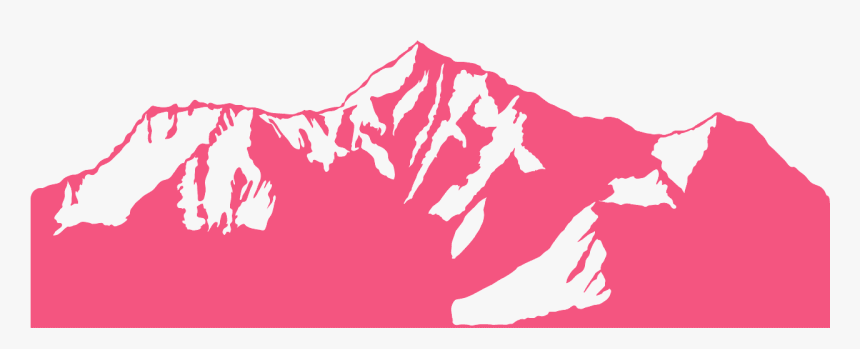 Silhouette Mount Everest Vector, HD Png Download