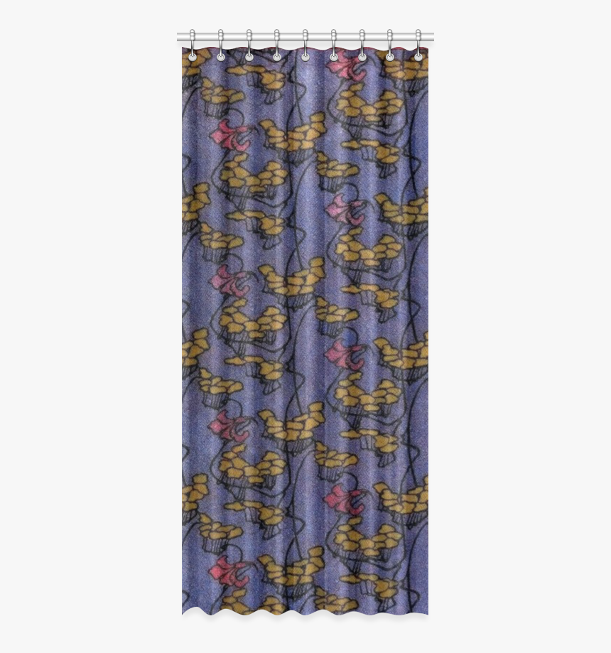 Art Nouveau Floral Window Curtain - Window Valance, HD Png Download