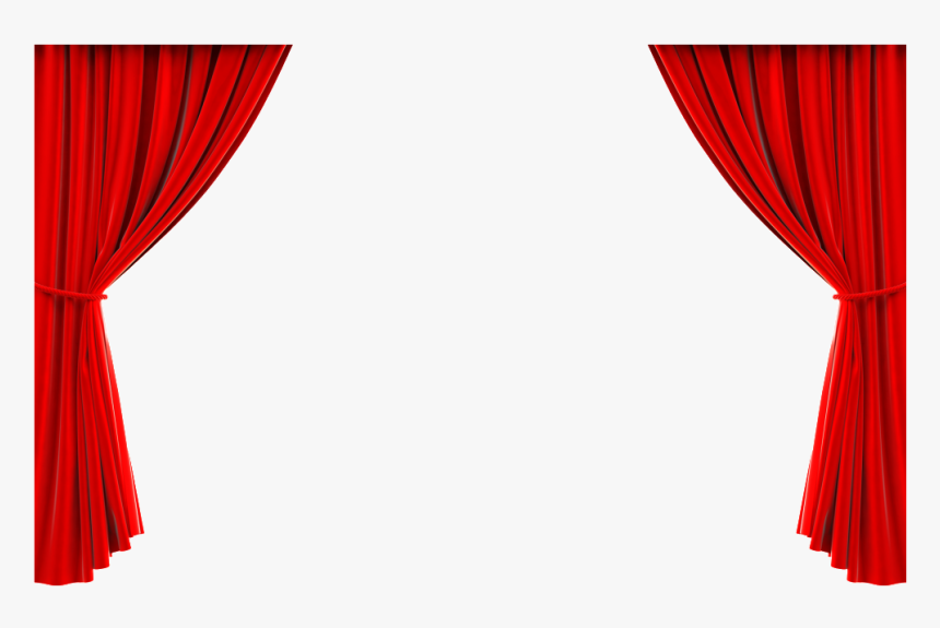 Red Festive Curtain Psd Decorative Psd Image - Transparent Curtain Clipart, HD Png Download