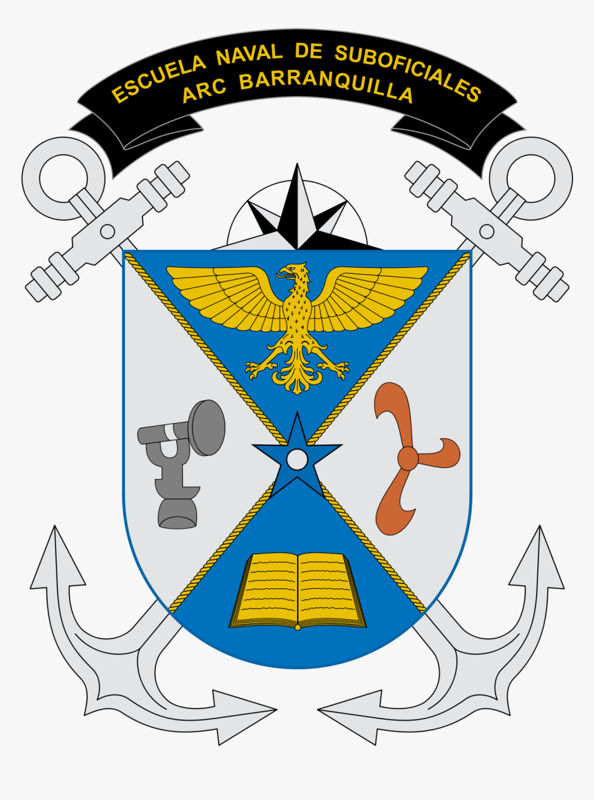 Escuela Naval De Suboficiales A , Png Download - Crest, Transparent Png