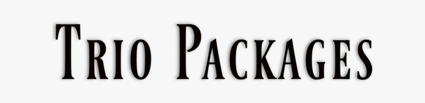 Trio Packages - Calligraphy, HD Png Download