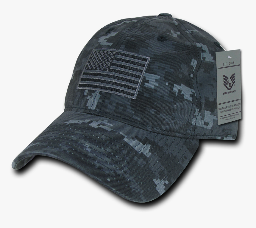 Tactical Operator Cap Tonal Us Flag Navy Blue Digital - Navy Camo Us Flag, HD Png Download