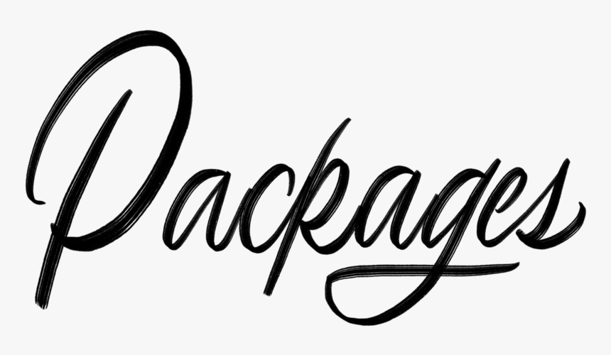 Transparent Packages Png - Calligraphy, Png Download