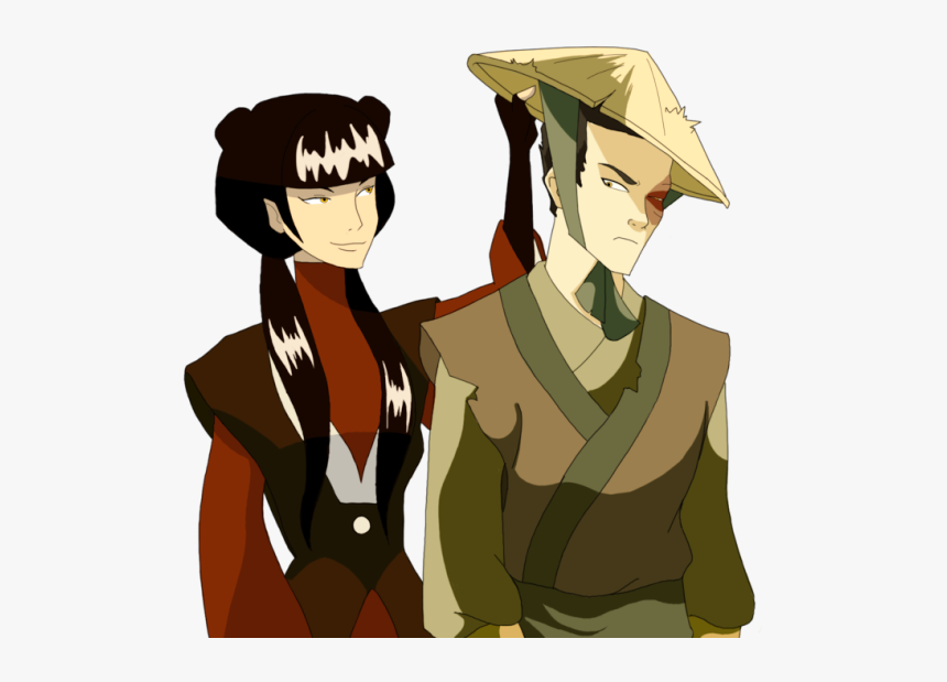 Mai And Zuko-wm222 - Zuko And Katara Fan Art, HD Png Download