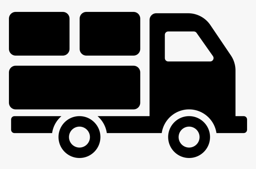 Delivery Truck With Packages Behind - Full Truck Load Icon, HD Png Download