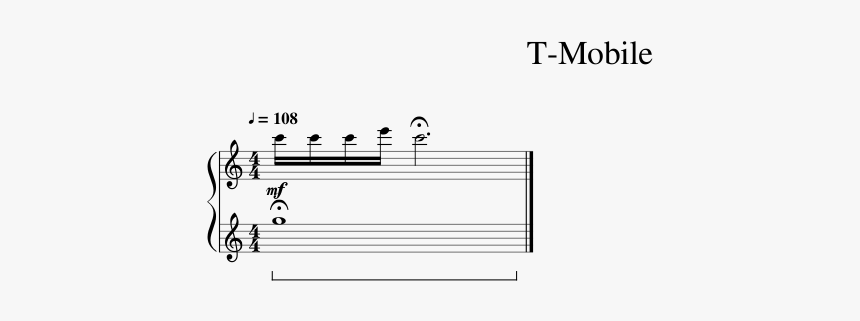 T Mobile Jingle Notes, HD Png Download