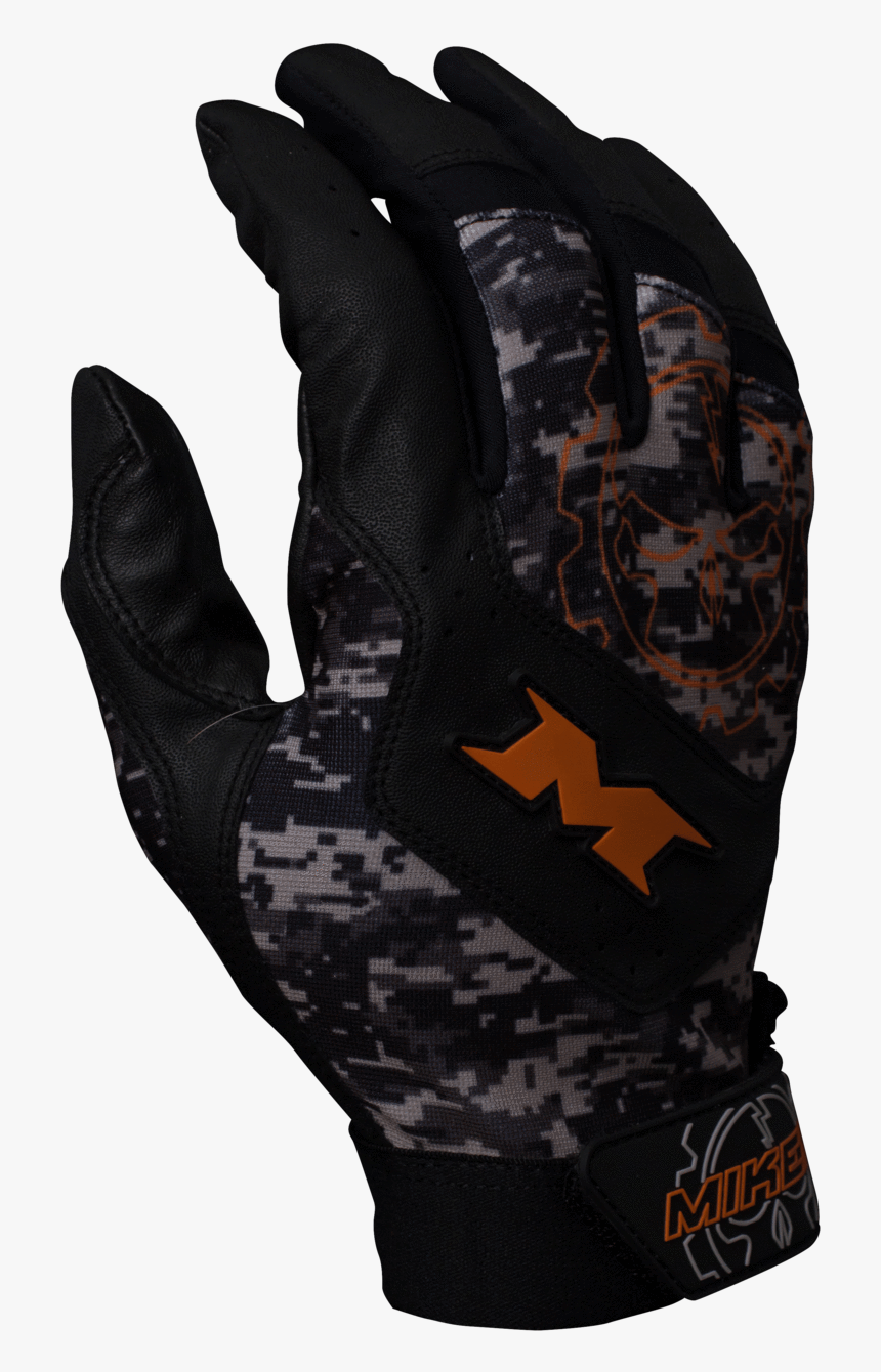 Miken Digital Camo Pro Adult Batting Gloves - Batting Glove, HD Png Download