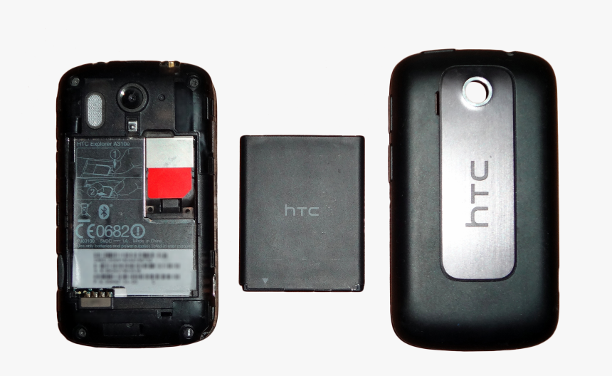 Htc Explorer Back Anatomy - Htc Explorer A 310, HD Png Download