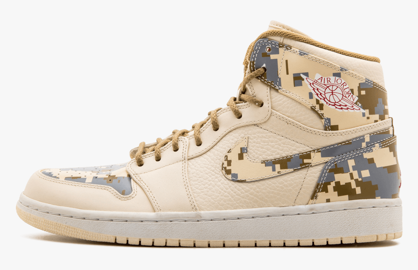 Air Jordan 1 Digi-camo Sample - Jordan 1 Retro Natural, HD Png Download