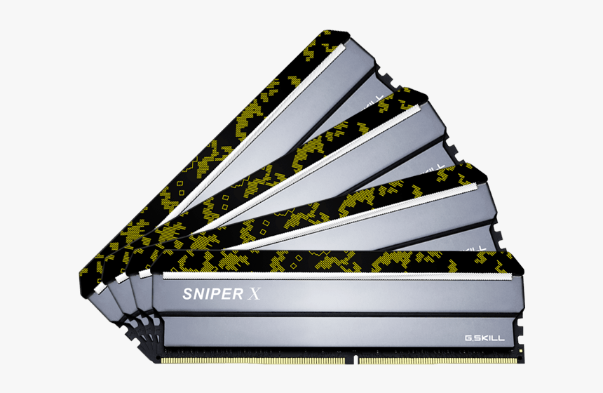 64gb Kit Sniper X Ddr4 3000mhz, Cl16, Digital Camo, - Personal Computer Hardware, HD Png Download