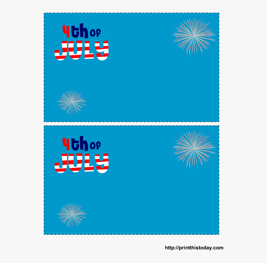 Blank 4th Of July Invitations, HD Png Download