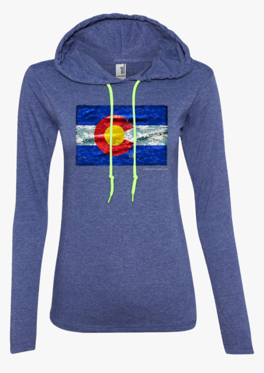 Digital Camo Colorado Flag Ladies, HD Png Download