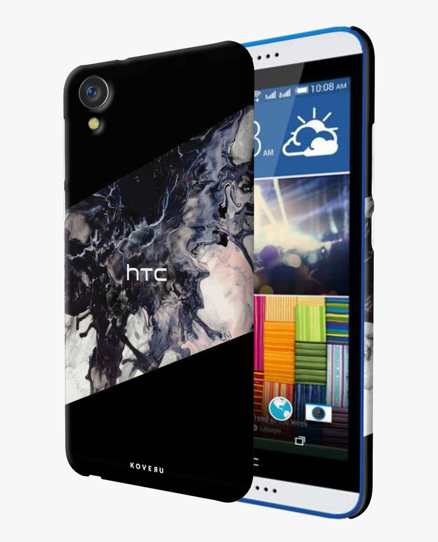Black Splash Case Cover For Htc Desire - Htc All Mobile, HD Png Download