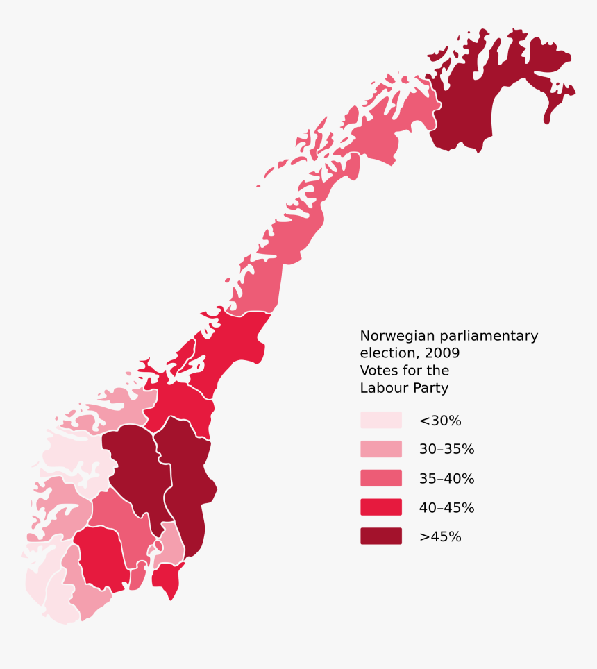Transparent Norwegian Clipart - Ethnic Map Of Norway, HD Png Download