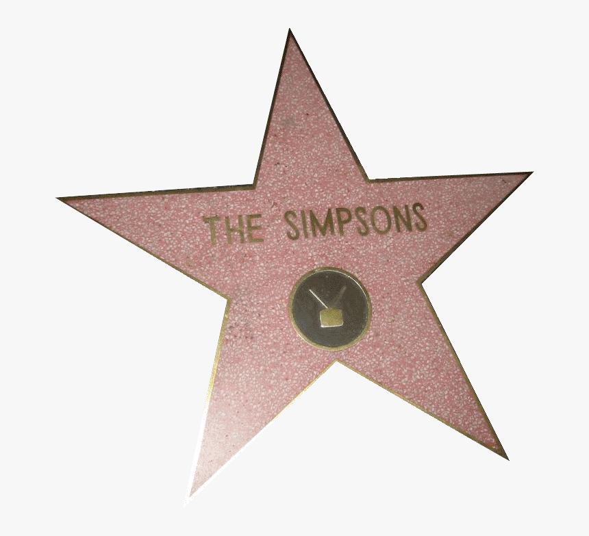 Walk Of Fame The Simpsonsdi - Walk Of Fame The Simpsons, HD Png Download