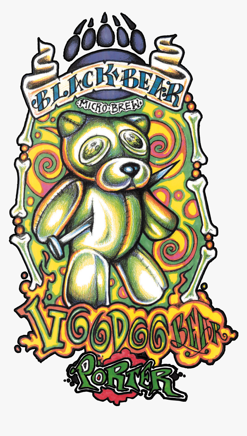 Black Bear Voodoo Bear Porter - Black Bear Brewery, HD Png Download
