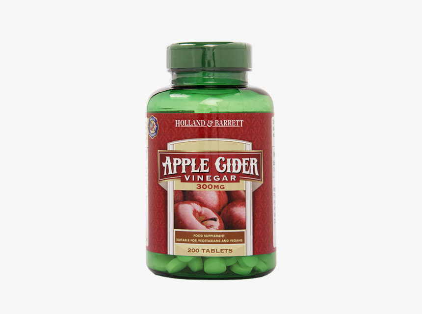 Apple Cider Vinegar Tablets Holland And Barrett , Png - Apple Cider Vinegar 300 Mg Tablets, Transparent Png