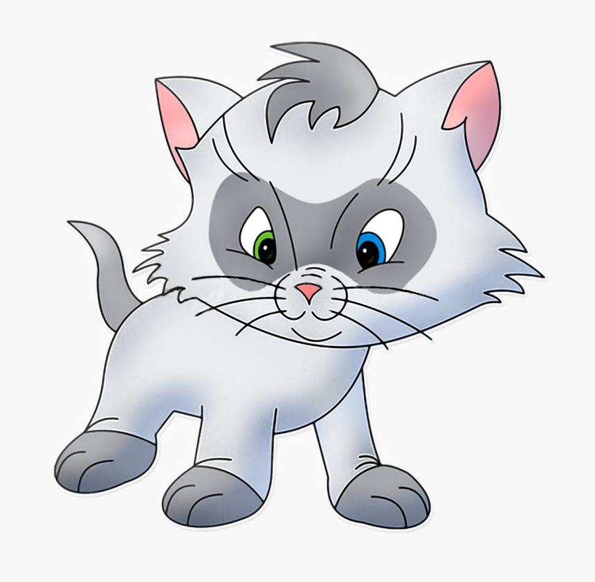Gifs De Gatos Infantiles Png - Cute Cartoon Cat Clipart, Transparent Png