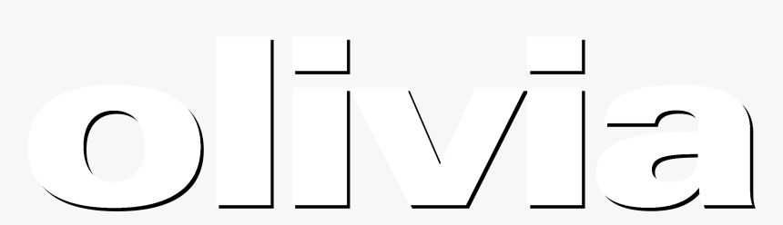Olivia Logo Black And White - Line Art, HD Png Download