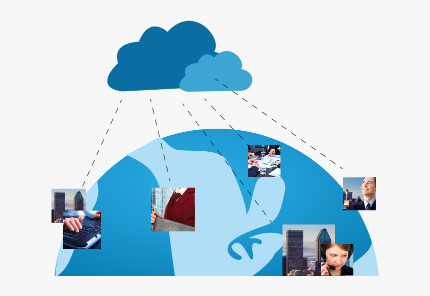 The Advantage Of Seamless Cloud Integration In Multi-building/office - Illustration, HD Png Download