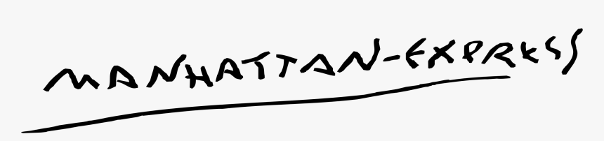 Manhattan Expsess Logo Png Transparent - Calligraphy, Png Download
