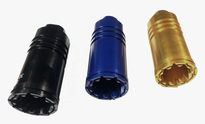 Ar 15 5/8x24 Gold Flash Can 3 Inches - Ammunition, HD Png Download