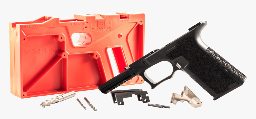 Polymer80 Pf940v2bl G17/22 Gen3 Compatible Frame Kit - Compact Pistol Frame Kit, HD Png Download
