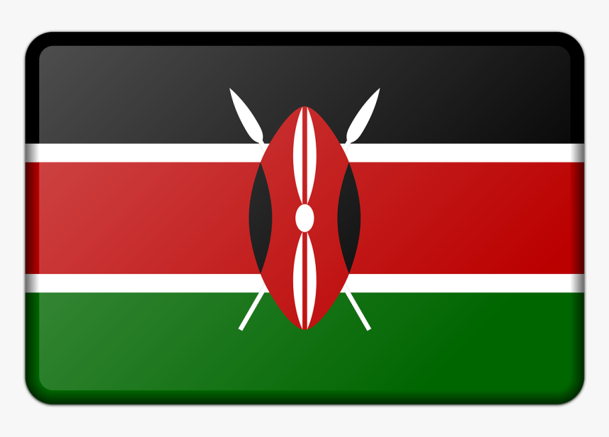 Round Kenya Flag Icon Png, Transparent Png