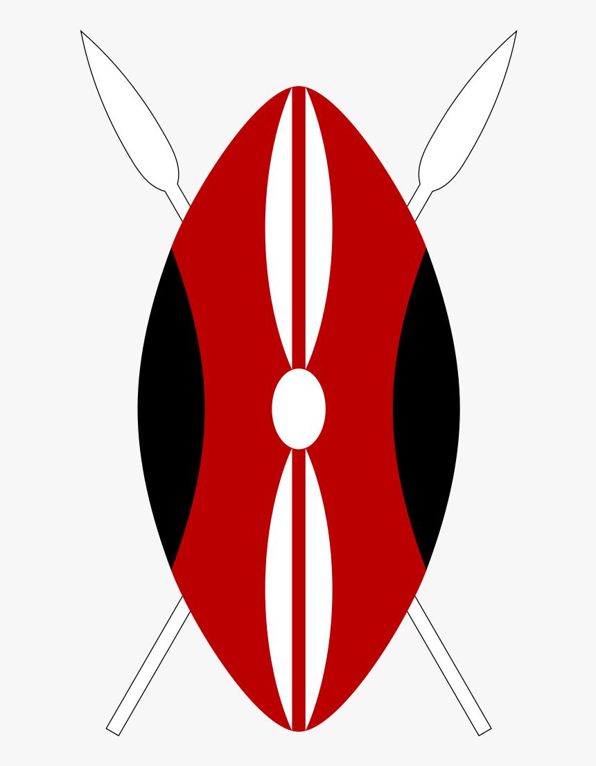 Kenya Shield And Spear, HD Png Download