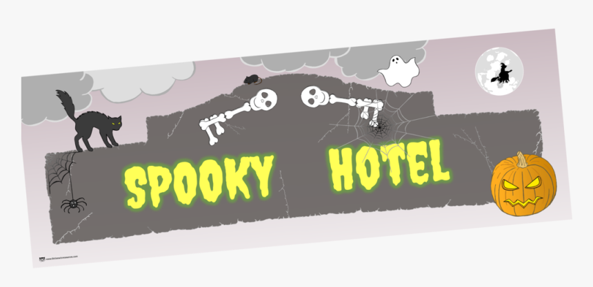 Spooky Hotel Bannercover - Banner, HD Png Download
