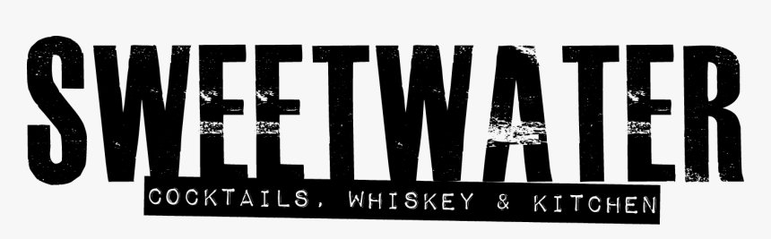 Sweetwater Craft Cocktails Florida Whiskey Whisky Gin - Monochrome, HD Png Download