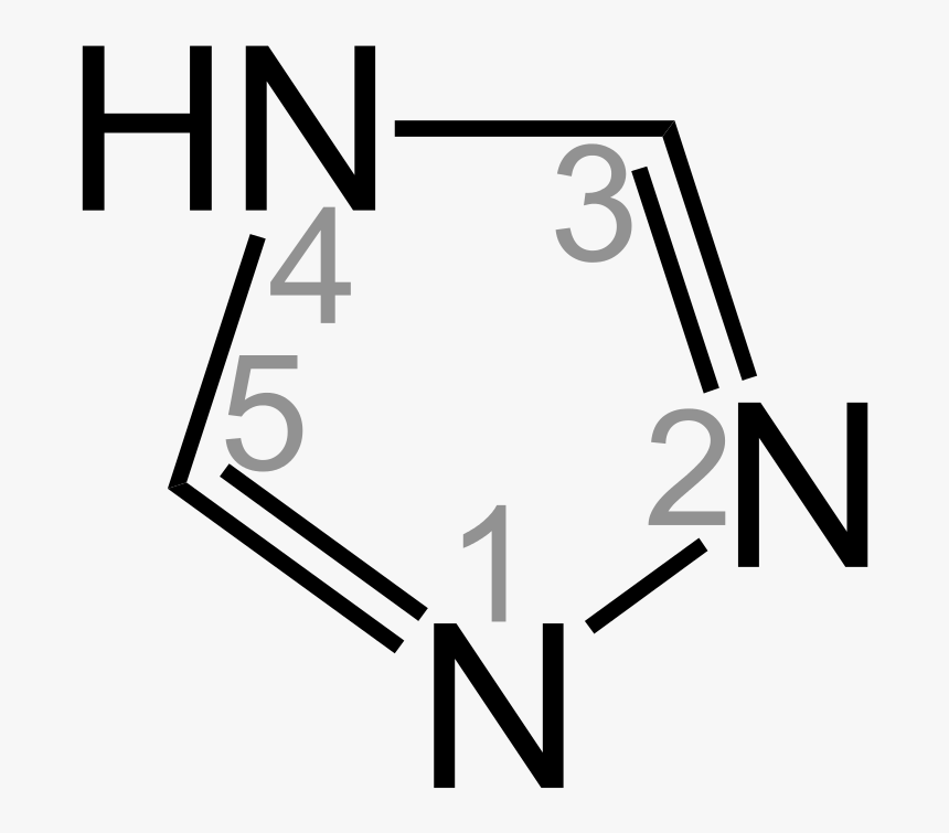 4h 1,2,4 Triazole Structural Formulav - Histidine Hydrochloride Monohydrate, HD Png Download