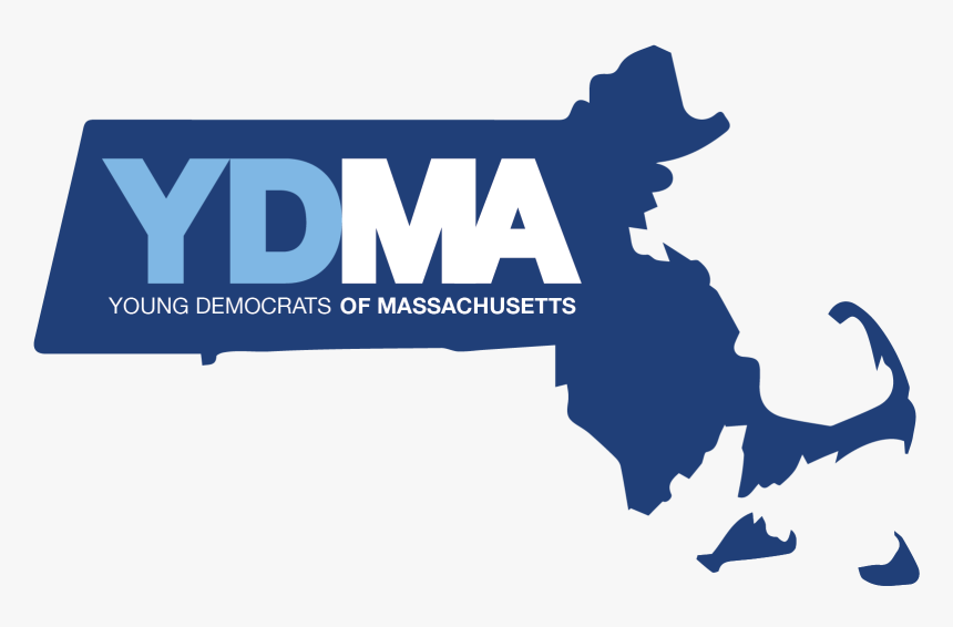 Young Democrats Of Massachusetts - State Massachusetts Outline, HD Png Download