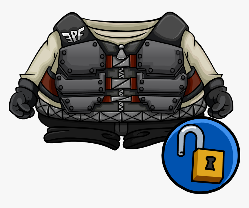 Club Penguin Wiki - Club Penguin Epf Armor, HD Png Download