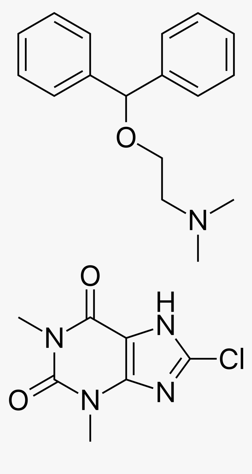 Эуфиллин Формула, HD Png Download