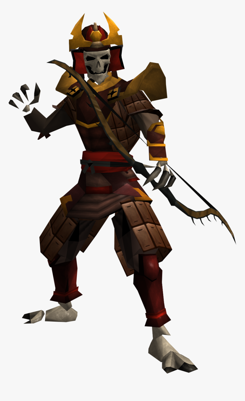 Samurai Outfit And Sword Runescape, HD Png Download